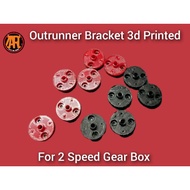 [ZARC] 3D printer outrunner 2208 motor adaptor for WPL 2 speed gearbox
