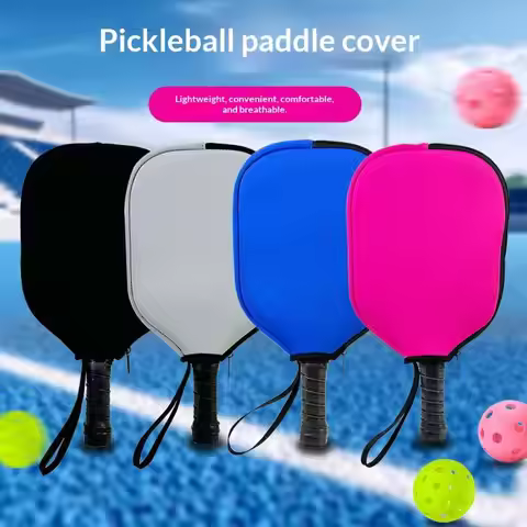 New Soft Neoprene Pickleball Racket Sleeve Lightweight Waterproof Pickleball Paddle Cover Pickleball