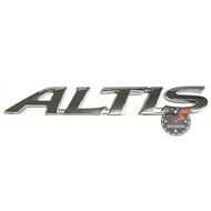 ALTIS Logo Chrome Color Same Size Rear Mount For TOYOTA COROLLA