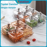 Estation - Snack Tray Snack Bowl Snack Serving Place Food BoxCemilan Eid Jar Set
