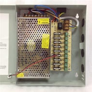 Camera 12V15A 9-Channel Output Switching Power Supply 12V15A 180W Monitoring Power Box Concentrated 