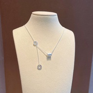 GANGZHENGSHENG | S-shaped Luxury 999 Sterling Silver Necklace