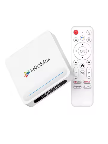 Android 14 TV Box H96 Max H618 Plus Allwinner H618 HDR 8K Set Top Box Wifi6 BT5.4 Voice Assistant Me
