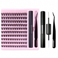 DIY Lash Extension Kit, Lash Clusters With Waterproof Strong Hold Lash Bond And Seal