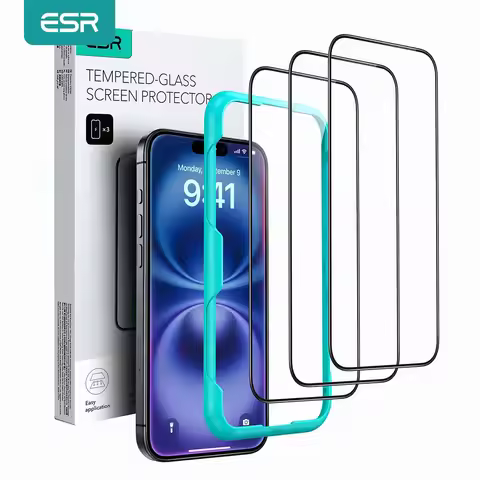ESR for iPhone 16 Pro Max HD Screen Protector for iPhone 14/15/16 plus/16E Full Coverage Anti-Peek T