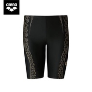 Arena กางเกงว่ายน้ำชายห้าความยาวเข่ามืออาชีพชุดว่ายน้ำบุรุษลำลองแบนกางเกงสปาต่อต้านความอึดอัดใจ