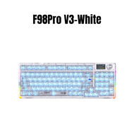 AULA F98Pro V3 Mechanical Keyboard Three Mode HotSwap RGB 99-Keys RGB Transparent Keycap Wired Bluet