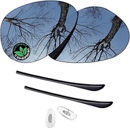 Polycarbonate Replacement Lenses &amp; Rubber Kits for RayBan Aviator RB3025 58mm Sunglasses