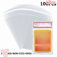 VIOLETLILAC 100 Sheets PSA BGS Card Brick Film, Transparent Durable PSA BGS Slab Sleeve,  Waterproof