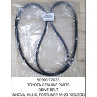DRIVE BELT TOYOTA INNOVA, HILUX, FORTUNER (2016-2023) 1GD/2GD (TOYOTA GENUINE PARTS)