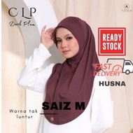 CLP ( 𝙎𝘼𝙄𝙕 𝙈 ) AMINIE HIJAB - Tudung Sarung Cotton Liliy Premium