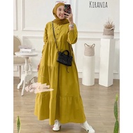 Kirania dress - premium rayon dress - plain dress - ml xl xxl dress