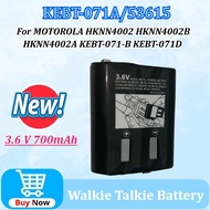 3.6 V 700mAh Walkie Talkie Battery for MOTOROLA 53615 HKNN4002 HKNN4002B HKNN4002A KEBT-071-B KEBT-0