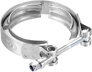 HARFINGTON V Band Clamp 1.7 Inch 304 Stainless Steel V-Band Bolt Clamp for Exhaust Systems Downpipe 