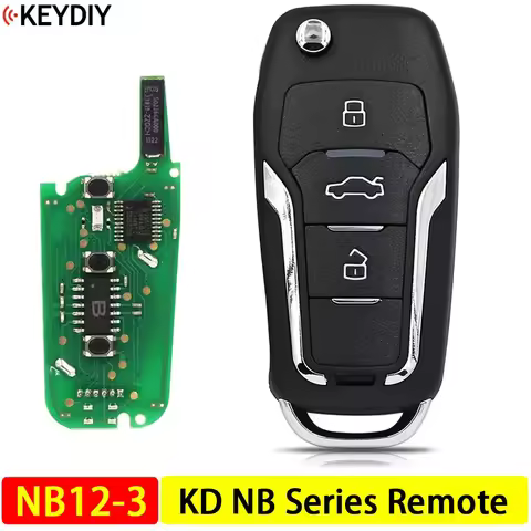 KEYDIY NB12-3 Multi-functional 3 Button Remote Car Key NB Series for KD900 URG200 Mini KD KD-X2 KD-M