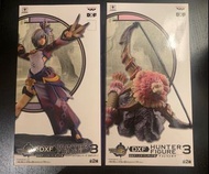 [絕版,一套]魔物獵人 第3彈 全兩種 A款 女獵人 弓箭手 B款 燈魚龍女射手裝+紫水獸弓弓箭 Set CAPCOM 系列Monster Hunter Figure 3 VOL.3 3G MH MH