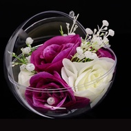 Clear Plastic Craft Ball Acrylic Sphere Bauble Wedding Candy Flower Box