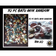 BATU ORIGINAL AKIK SULAIMAN ,YAMAN DAN LAIN2 SAIZ DAN JENIS BATU CAMPUR RANDOM 10 PC RM 50