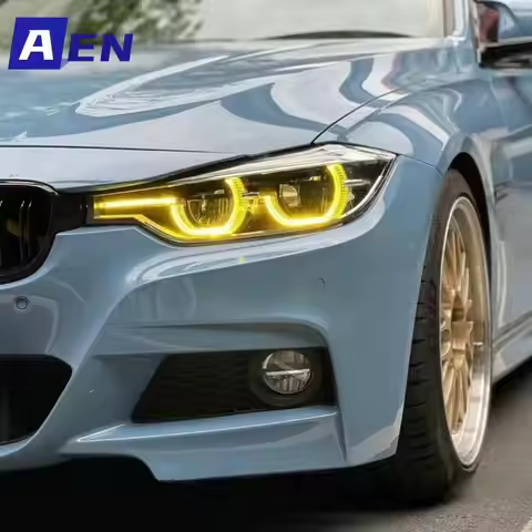 F30 Yellow DRL Angel Eyes Modules For 2016 2017 2018 BMW 3 Series 320I 330I 340I Daytime Running Lig