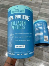 Collagen thủy phân Vital Proteins Collagen Peptides Unflavored 680gr ( date 10/2028 )