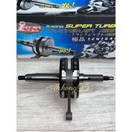 LC135 5s IKK RACING SUPER TURBO RACING CRANKSHAFT JET UP (2mm=+4mm) (4mm=+8mm) (FORGED ROD 100L/103L) MADE IN TAIWAN 🇹🇼