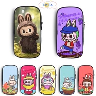 EWEA Pencil Cases, Cute Cartoon Large Capacity Labubu Pencil Bag, Fashion Stationery Box for Labubu