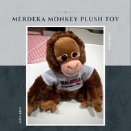MERDEKA 8 inch cute Animals Stuffed Plush Doll Toys Kids Monkey Monyet Plush Animal Toys Budak Child