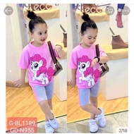 Very cute pink Pony leggings for girls - BPH