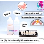 Diskon Harga◤ Paket Lem Gigi Palsu Dan Gigi Palsu Depan Atas