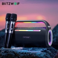 BlitzWolf BW-WA7 120W Bluetooth Speaker Portable Karaoke Double Drivers HiFi DSP EQ RGB Light TWS 80
