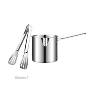 [Kesoto1] Stainless Steel Deep Fryer Pot, Frying Pot Cooking Tools, Japanese Fryer