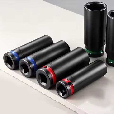 8-24mm 1/2 Drive Impact Socket Set Impact Wrench Sockets Cr-Mo Hex Sockets CR-V ​Motorcycle Repair S