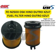 FE-N2500 OSK HINO DUTRO XZU7 FUEL FILTER HINO DUTRO XZU7