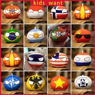 [Promotion] 49 styles of 10cm country ball plush toys, Poland ball pendant, d flag balls