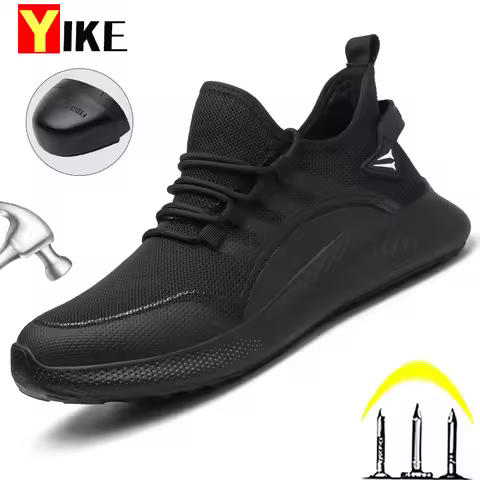 New Breathable Lightweight Work Shoes Comfortable Soft Safety Shoes European Standard Safety Shoes S