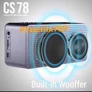 Comson CS78 Speaker Portable Bluetooth dengan Alarm dan Jam