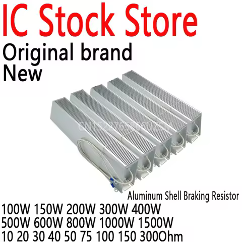 RXLG Aluminum Shell Braking Resistor 100W 150W 200W 300W 400W 500W 600W 800W 1000W 1500W 10 20 30 40