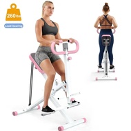 [Dufominc] Squat Machine Assist Trainer for Glutes Workout, Foldable Exercise Equitment with Resista