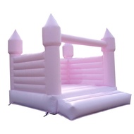 Inflatable White Trampoline the Wedding PartyPVCWedding Trampoline Outdoor European Style Inflatable Trampoline Factory