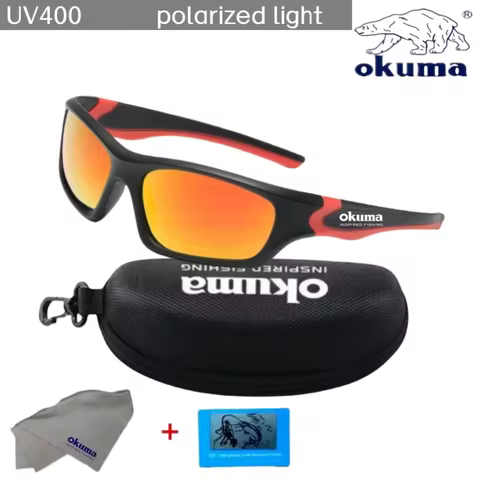 Okuma - Unisex UV400 polarized glasses, suitable for outdoor sports such as driving, fishing, cyclin