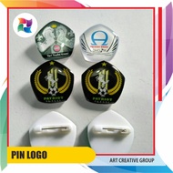 PIN SEKOLAH / PIN KAMPUS / PIN LOGO SEKOLAH/ LOGO ORGANISASI / PIN RESIN AKRILIK CUSTOM / PIN BROS