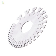BAIHEE Round Wire Gauge, Metric and Imperial Scales Stainless Steel Thickness Gauge, Non-Ferrous Met