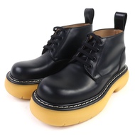【5積分】成色極佳 △ BOTTEGA VENETA Bottega Veneta 23SS 皮革 Bounce 短靴 黑色 37碼 帶防塵袋 義大利製 女款