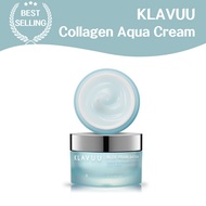 KLAVUU Blue Marine Collagen Aqua Cream 50ml - Deep Hydration and Anti-Aging Solution for Youthful, Supple Skin