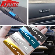 Honda Civic Car Body Fender Side Metal Emblem Sticker Auto Window Decorative Stickers Car Wiper Stic