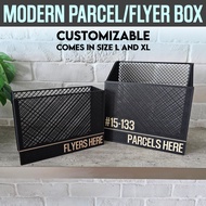 [SG LOCAL] Modern Flyer Holder/Parcel Basket/Leaflet/Paper/Brochure/Tray/Dropbox/HDB Flyer/Customize