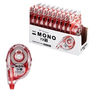 Tombow Pencil Correction Tape 5mm MONO YX (Stable Flat Body) Refillable Type 12m 10 Pieces CT-YX5-10