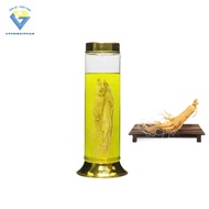 1 liter glass cylindrical ginseng pitcher