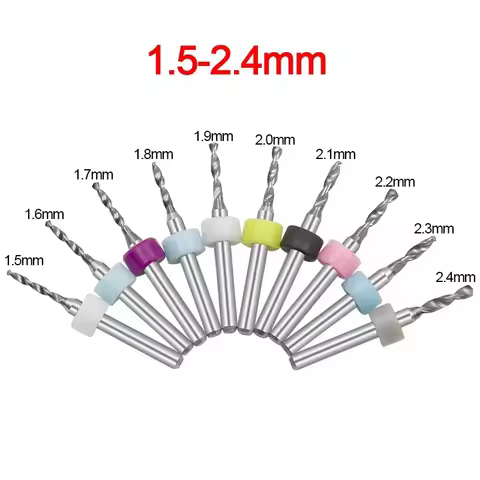 Multi Specification PCB Drill Bit Micro Drill Bits Mini CNC Drilling Bit Set Print Circuit Board Dri