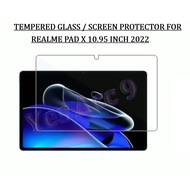 LAYAR Tempered Glass Realme Pad X 10.95 inch 2022 Anti-Scratch Screen Guard Protector tablet